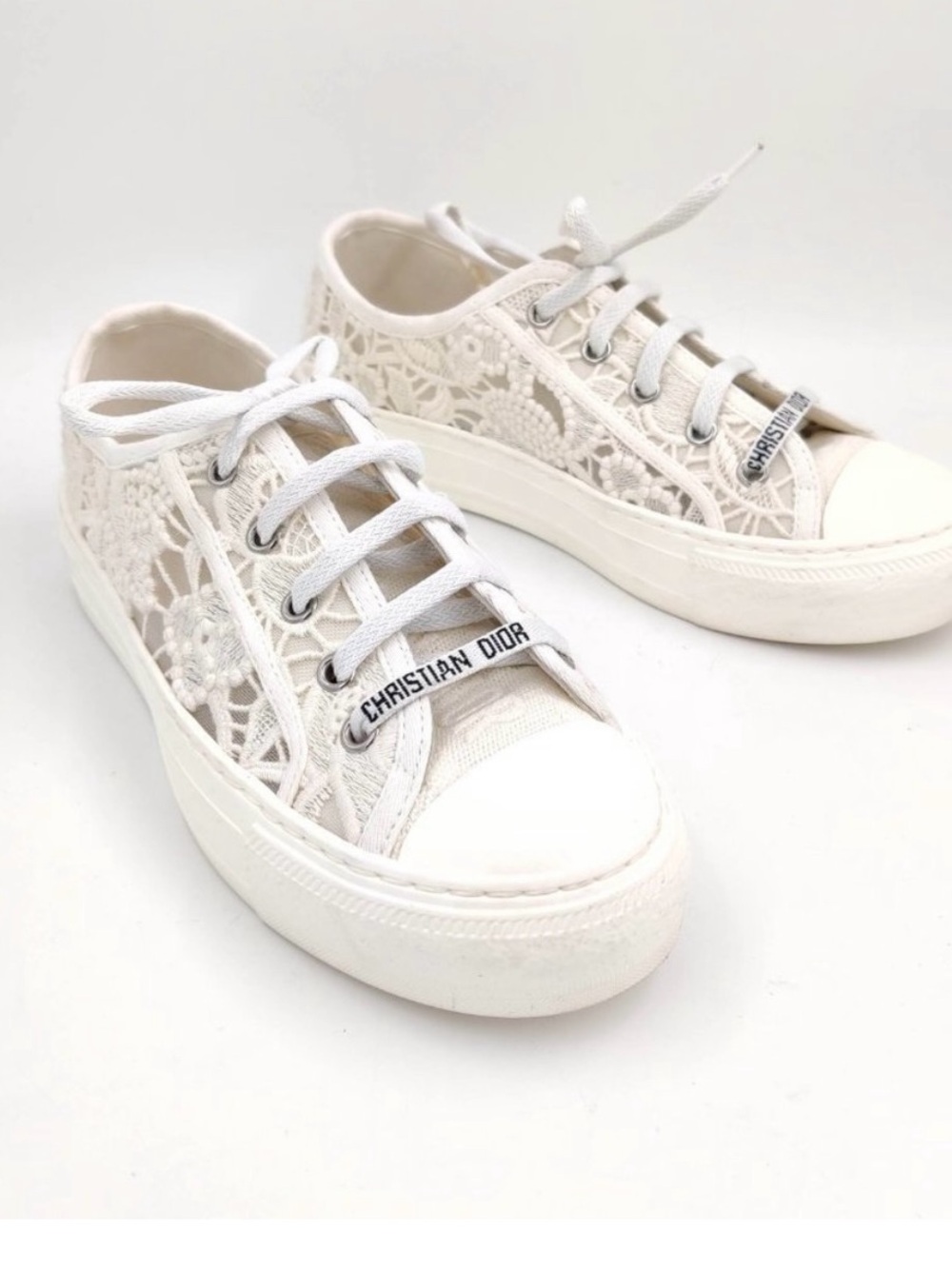 Dior White Walk n Dior Sneakers